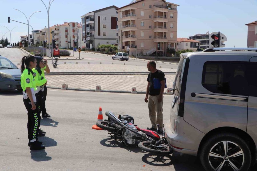 Karaman’da Motosiklet Kazası: 1 Yaralı