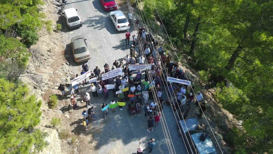 Gazipaşa’da Taş Ocağı Planı Mahalleliyi Sokağa Döktü