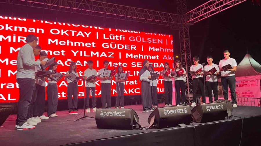 Alanya’da 15 Temmuz’un 10’uncu Yılında Binler Tek Yürek Oldu