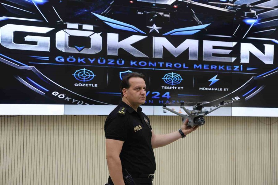 Konya’da Güvenlik Gökyüzüne Taşındı, Yapay Zeka Destekli "gökmen" 7/24 Görevde