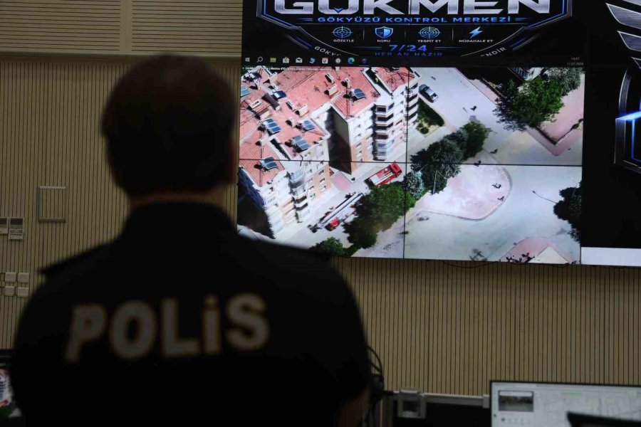 Konya’da Güvenlik Gökyüzüne Taşındı, Yapay Zeka Destekli "gökmen" 7/24 Görevde