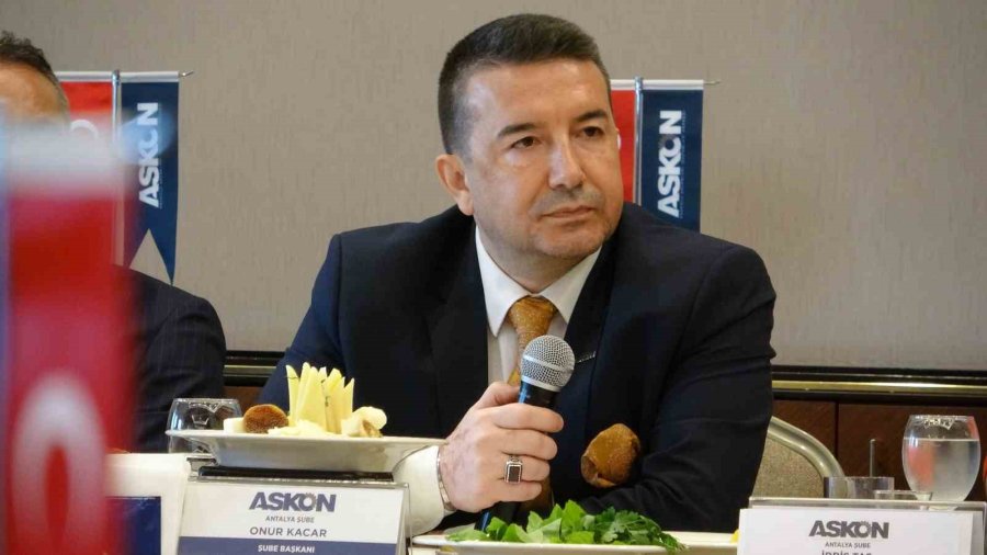 Askon Antalya Şube Başkanı Kacar: ’’göreve Geldiğimiz Günden Bugünlere Kadar Üyelerimiz Arasında 650 Milyon Tl’nin Üzerinde Ticaret Hacmi Oluşmuştur"