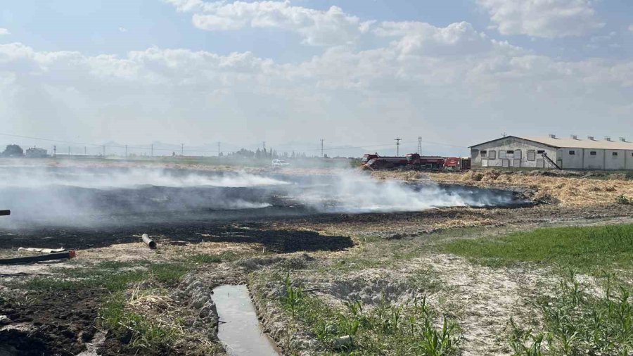 Konya’da Anız Yangını Paniği