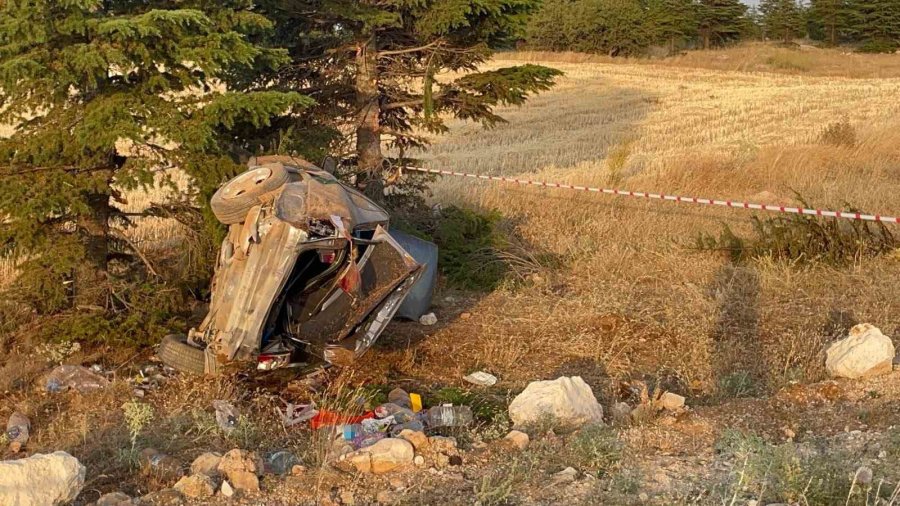 Karaman’da Otomobil Şarampole Takla Attı: 1 Yaralı