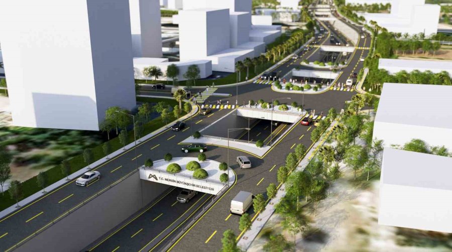 Mersin’de Dev Kavşak Projesinin Temeli Atıldı