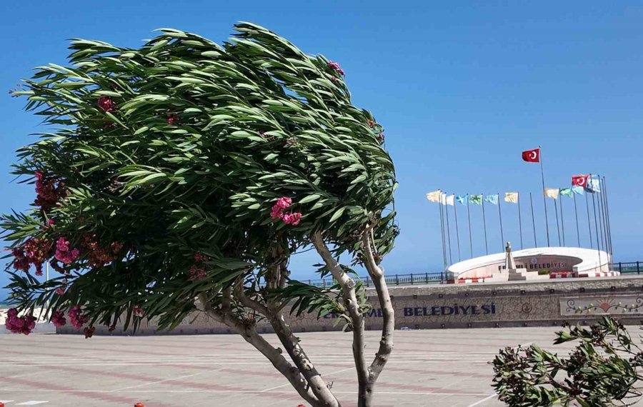 Doğu Akdeniz’de Kuvvetli Rüzgar: Dalgalar Kıyıları Dövüyor