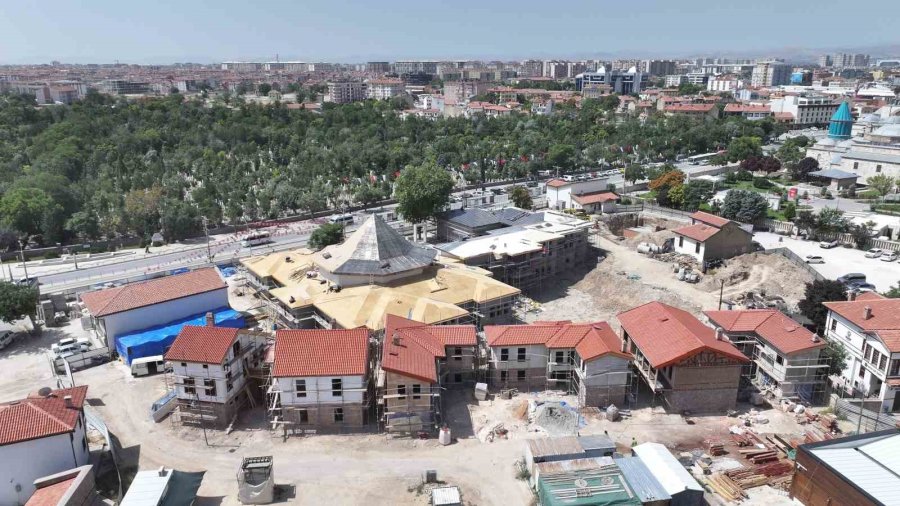 Başkan Altay: "mevlevi Dergahı Konya’mızın Manevi Kimliğine Yakışır Bir Eser Olarak Yükseliyor"