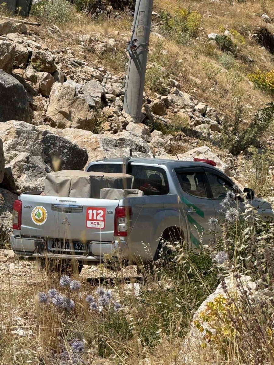 Alanya’da Otluk Alanda Çıkan Yangın Büyümeden Söndürüldü