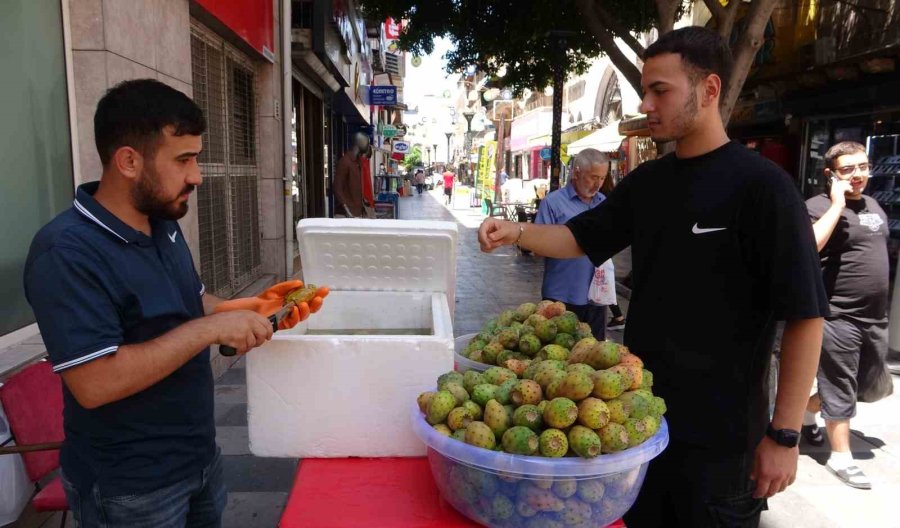 Mersin’de Yaz Aylarının Vazgeçilmezi Dikenli İncir Tezgahlardaki Yerini Aldı