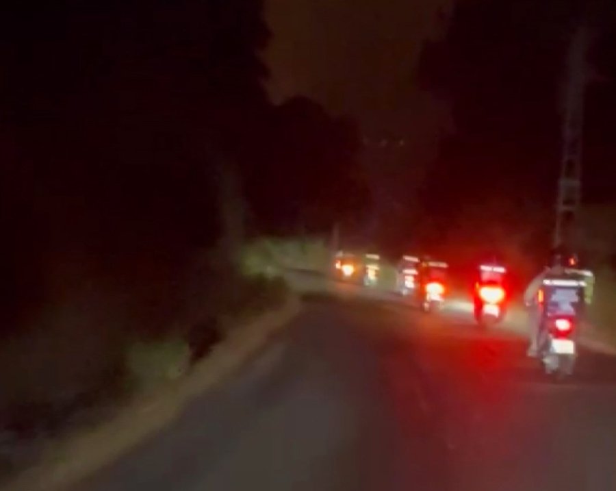 Alanya’da Motokuryeler Ekiplere Malzeme Yardımı İçin Seferber Oldu