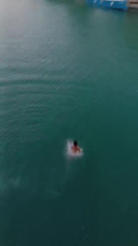Manavgat’ta 20 Metre Yükseklikteki Köprüden Çocukların Tehlikeli Atlayışı