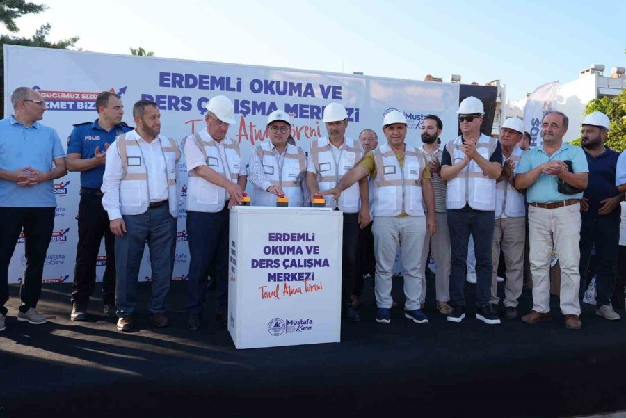 Erdemli Okuma Ve Ders Çalışma Merkezi’nin Temeli Atıldı