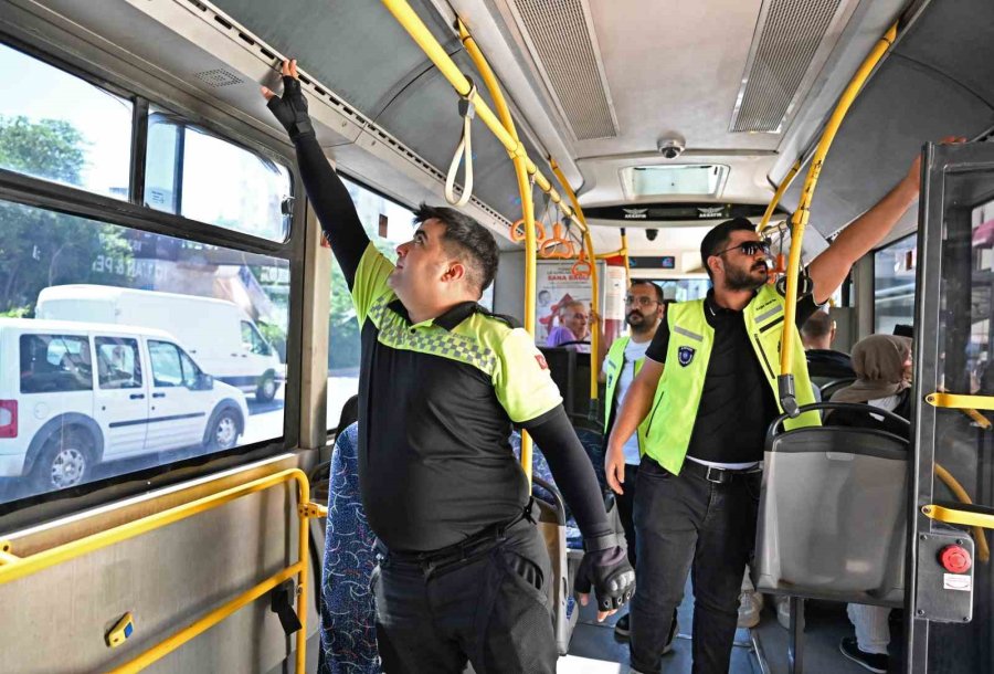Büyükşehir Ekipleri Toplu Taşımada Klima Denetimini Yoğunlaştırdı