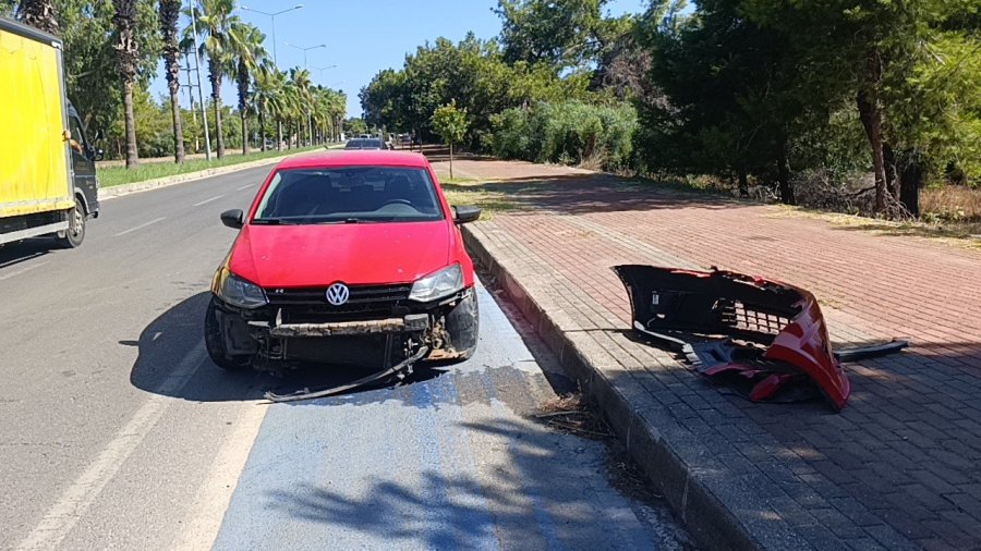 Önündeki Otomobile Çarptı, Ardından Ormana Daldı: 1 Yaralı