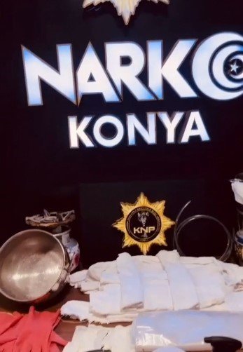 Konya’da 9 Kilo Metamfetamin Ele Geçirildi: 1 Gözaltı