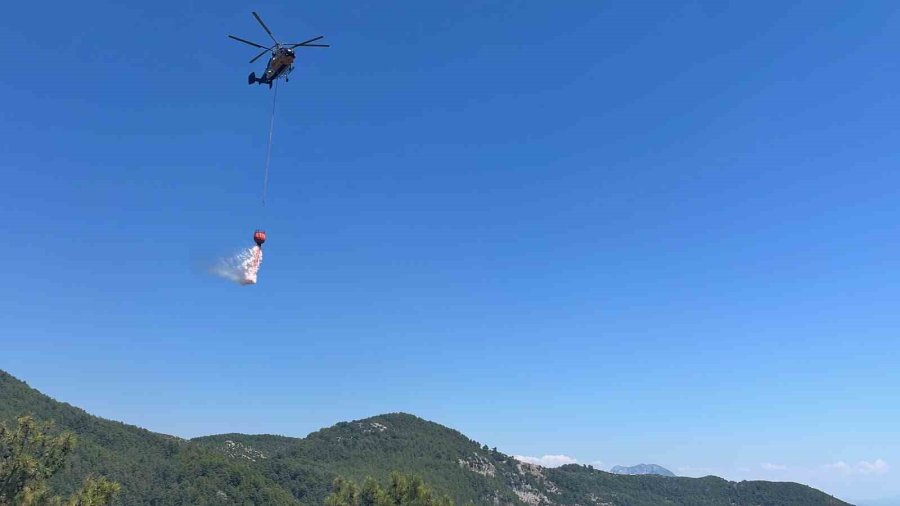 Alanya’da Orman Yangını 3 Saatte Kontrol Altına Alındı