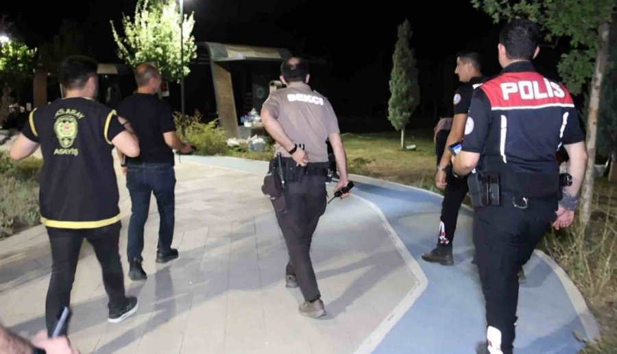 Aksaray’da Park Ve Bahçelerde Şok Uygulama
