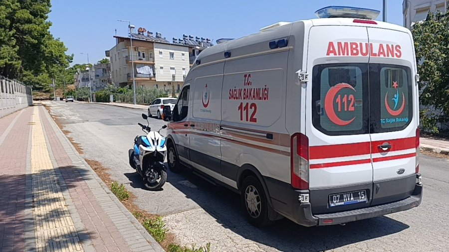 Küçük Çocukların Motosiklet Gezintisi Hastanede Son Buldu
