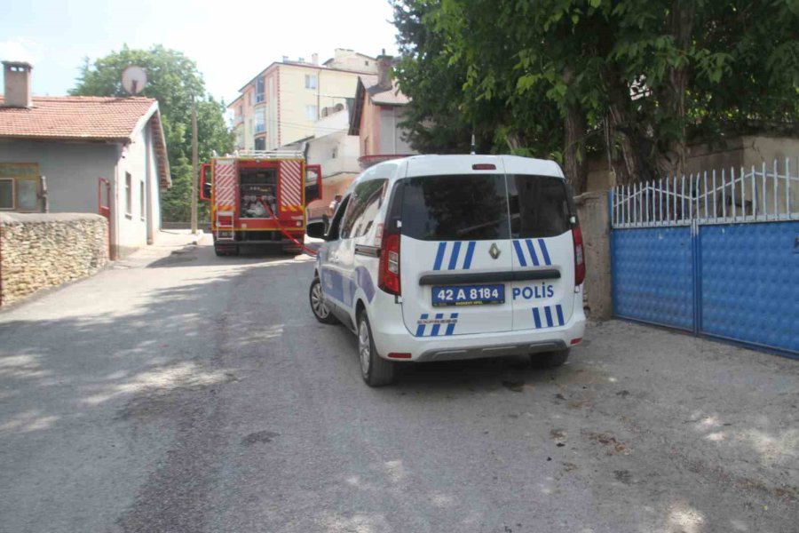 Beyşehir’de Peş Peşe Çıkan İki Ayrı Yangın Paniğe Neden Oldu
