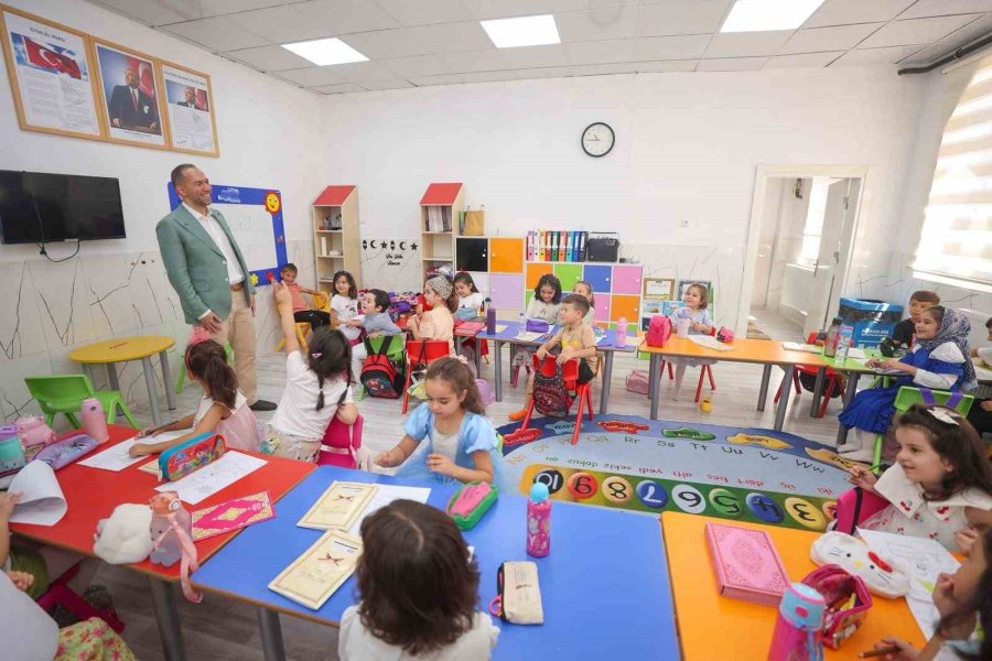 Başkan Özdemir’den Yaz Kur’an Kursu Öğrencilerine Ziyaret