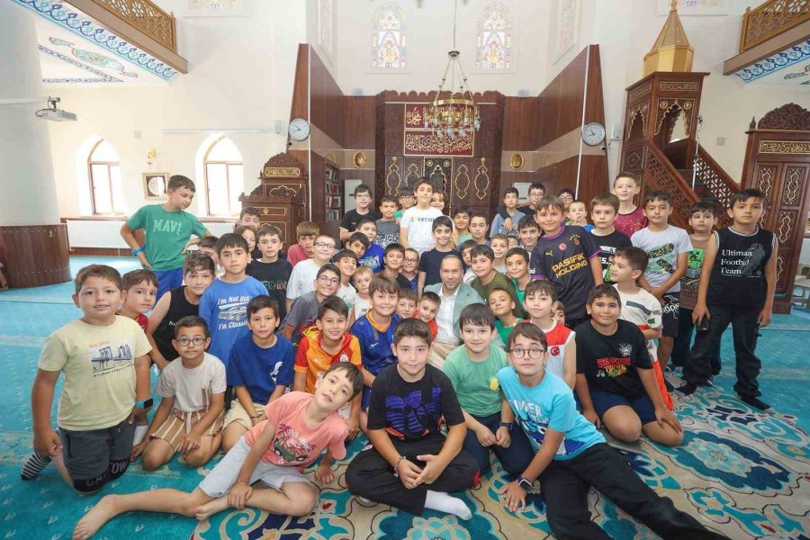 Başkan Özdemir’den Yaz Kur’an Kursu Öğrencilerine Ziyaret