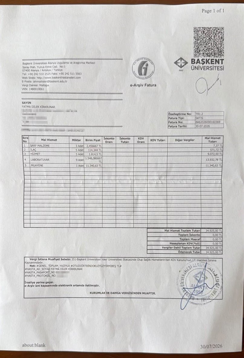 Özel Hastane Acilinde Ödedikleri Bin 293 Euroyu Cimer’e Taşıdılar