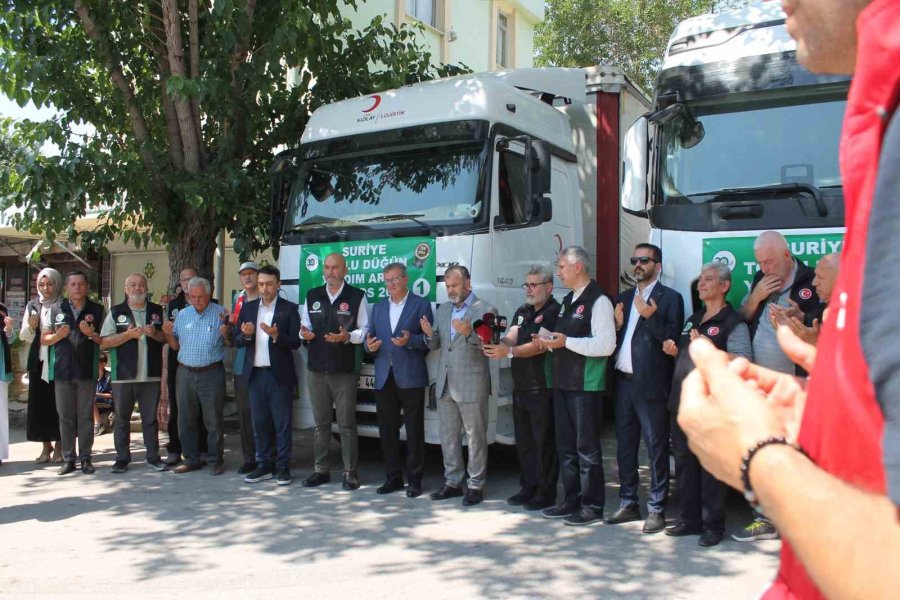 Konya’dan Suriye’deki İhtiyaç Sahibi Nişanlı Çiftlere Yardım