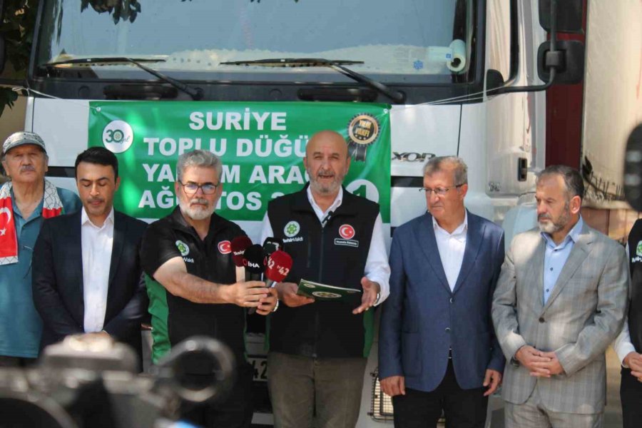 Konya’dan Suriye’deki İhtiyaç Sahibi Nişanlı Çiftlere Yardım