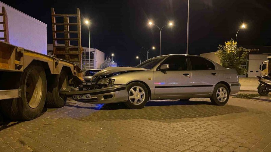 Karaman’da Otomobil Dorseye Çarptı: 1 Yaralı