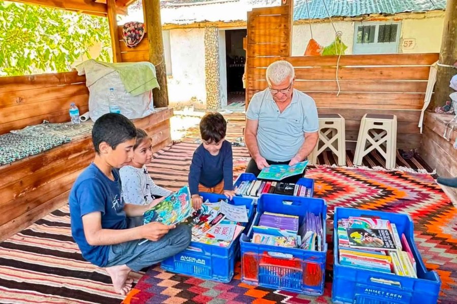 Manavgat Belediyesi’nden Yaylalara Kütüphane Desteği