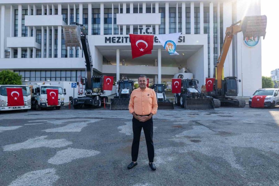 Mezitli Belediyesi Araç Filosunu Güçlendirdi