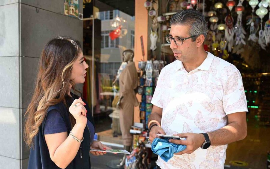Kemer Belediyesi’nden Esnafa Sıfır Atık Bilgilendirmesi