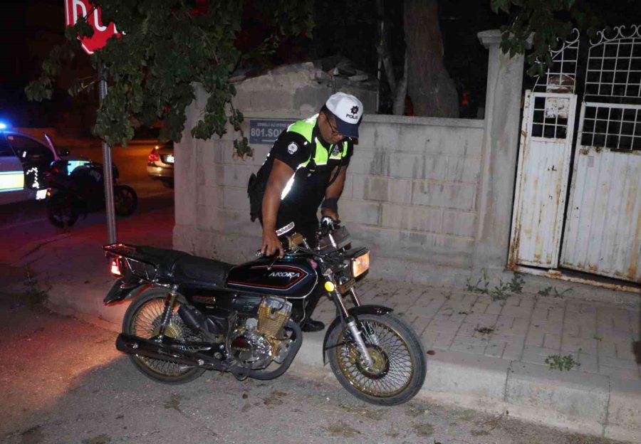 Karaman’da Polisin ’dur’ İhtarına Uymayan Motosiklet Sürücüsüne 402 Bin Lira Ceza Kesildi