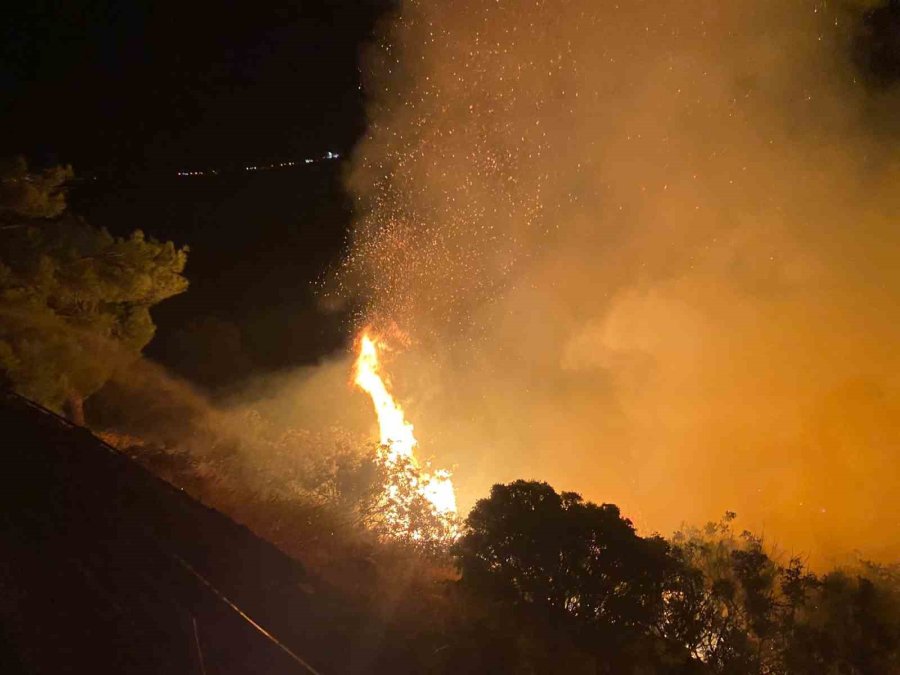 Gazipaşa’da Makilik Alanda Yangın