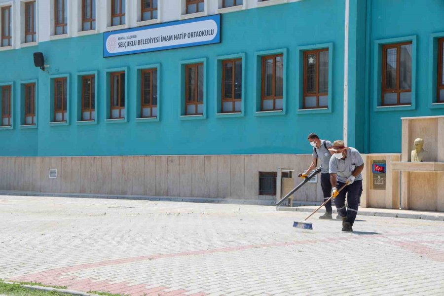 Selçuklu’da Okullar Yeni Eğitim Yılına Hazırlanıyor