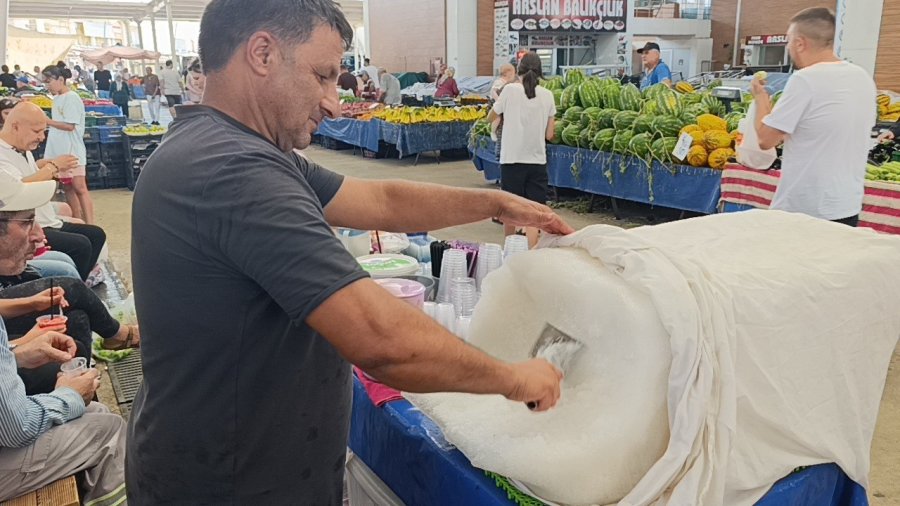 Torosların Zirvesinden Gelen Karlarla Serinliyorlar