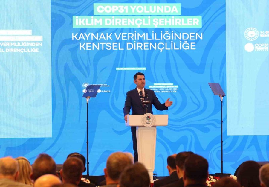 Başkan Vekili Özdemir, Cop31 Yolunda İklim Dirençli Şehirler Zirvesi’ne Katıldı
