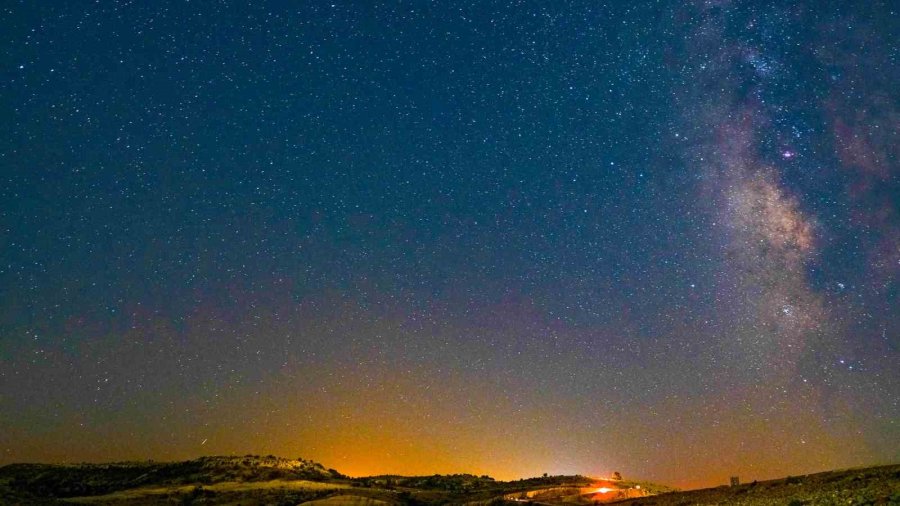 Karaman’da Perseid Meteor Yağmuru Görüntülendi