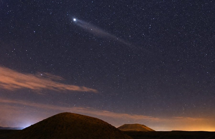 Meke Krater Gölü’nde Perseid Meteor Yağmuru Görsel Şölen Sundu