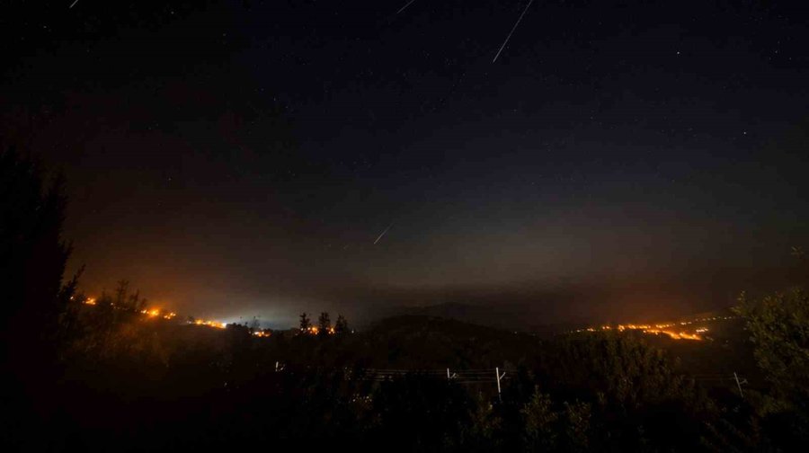Mersinliler Perseid Meteor Yağmurunu Darısekisi’nde İzledi