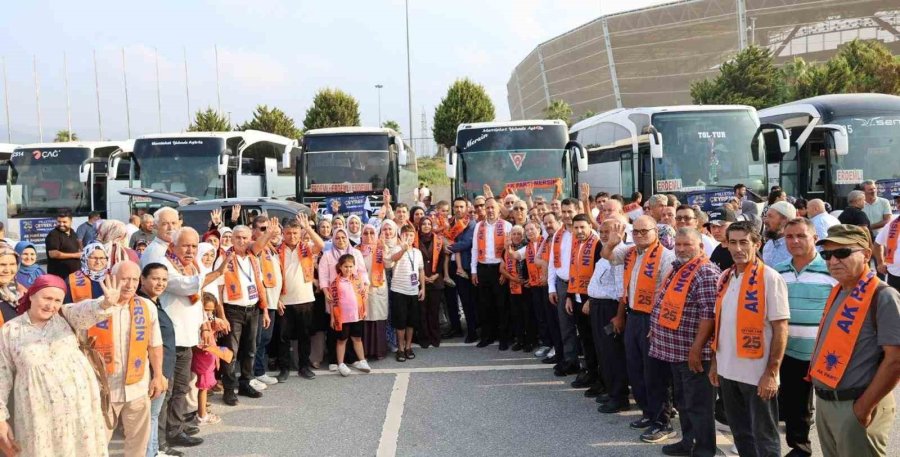 Ak Parti Mersin Teşkilatı 25. Yıl Buluşması İçin Ankara Yolunda