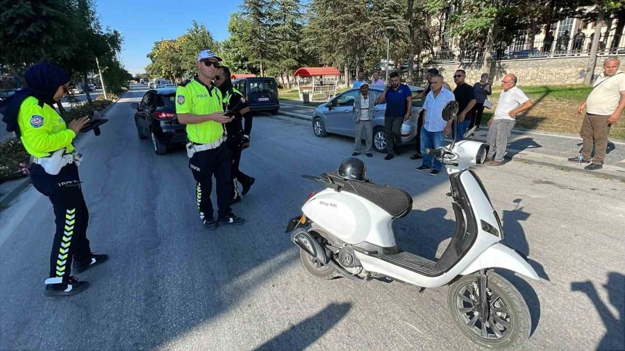 Karaman’da Motosiklet Kazası: 1 Yaralı