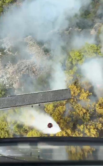Kemer’de Orman Yangını