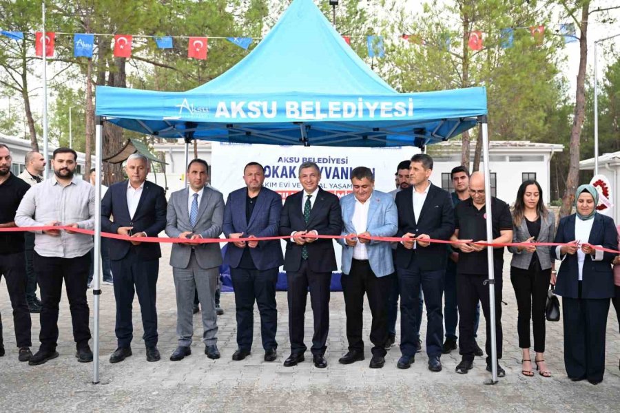 Antalya’nın En Büyük Sokak Hayvanları Bakımevi Ve Doğal Yaşam Alanı Aksu’da Açıldı