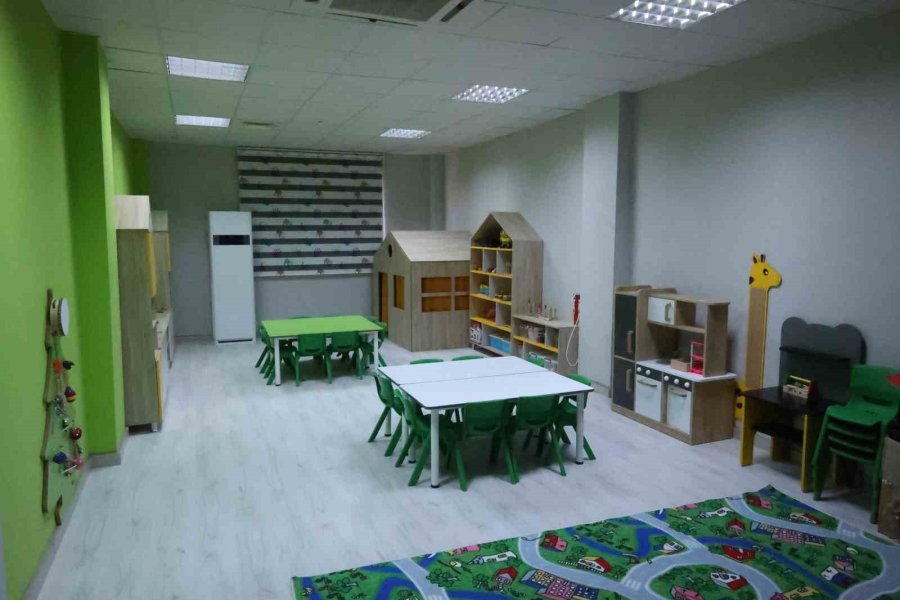 Elmalı Kreş Ve Gündüz Bakımevi Açıldı