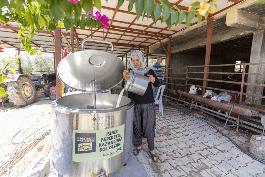 Mersin’de Üreticiye Yüzde 50 Hibeli Süt Soğutma Tankı Desteği
