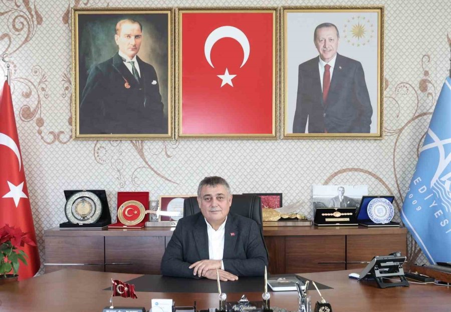 Aksu’da Yangından Etkilenen Bölgelere Saman Desteği