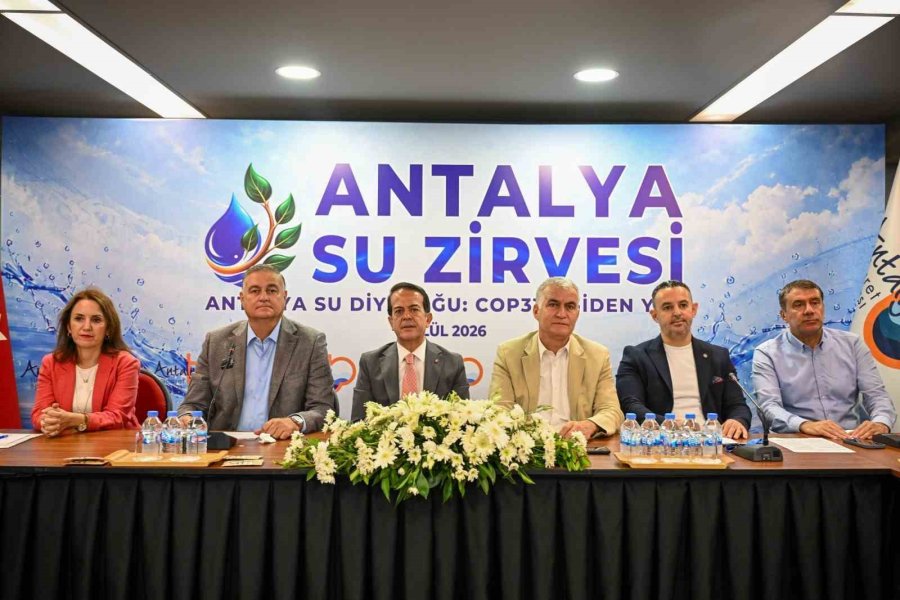 "antalya Suyunu Koruyacak Dünyaya Örnek Olacak"