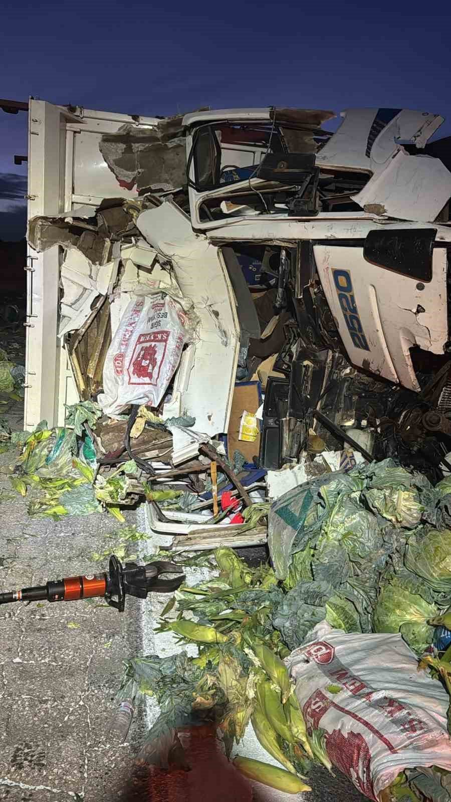 Tarsus-pozantı Otoyolunda Kamyon İle Tır Çarpıştı: 1 Ölü