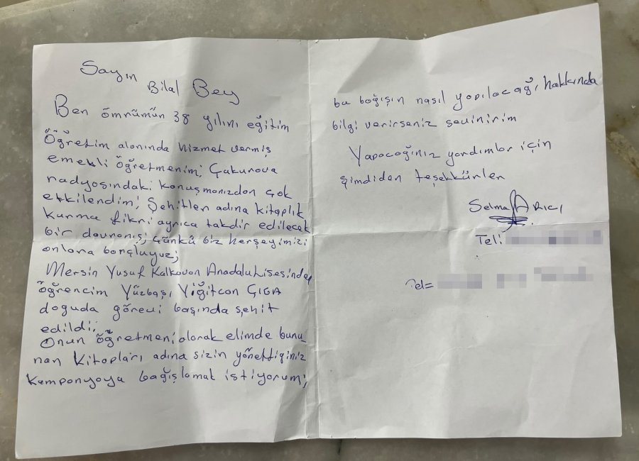 Şehit Yüzbaşı Yiğitcan Çiğa’nın Adı Kütüphanede Yaşatılacak